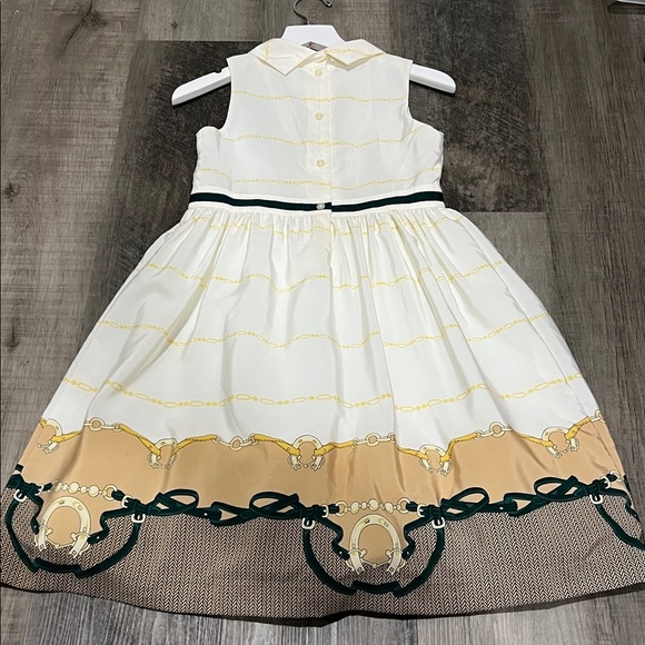 Janie and Jack Bridle Scarf Border Dress from Countryside Ride 2016 size 8 - Picture 8 of 12